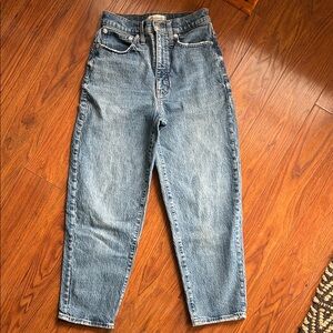 Madewell The Balloon Jean size 25 Barrell jeans
